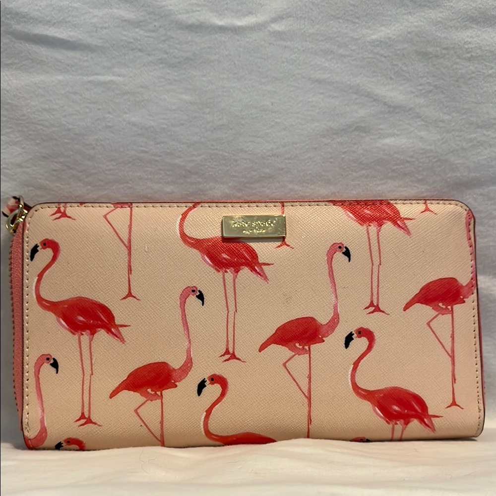 Kate Spade Pink Flamingo Wallet